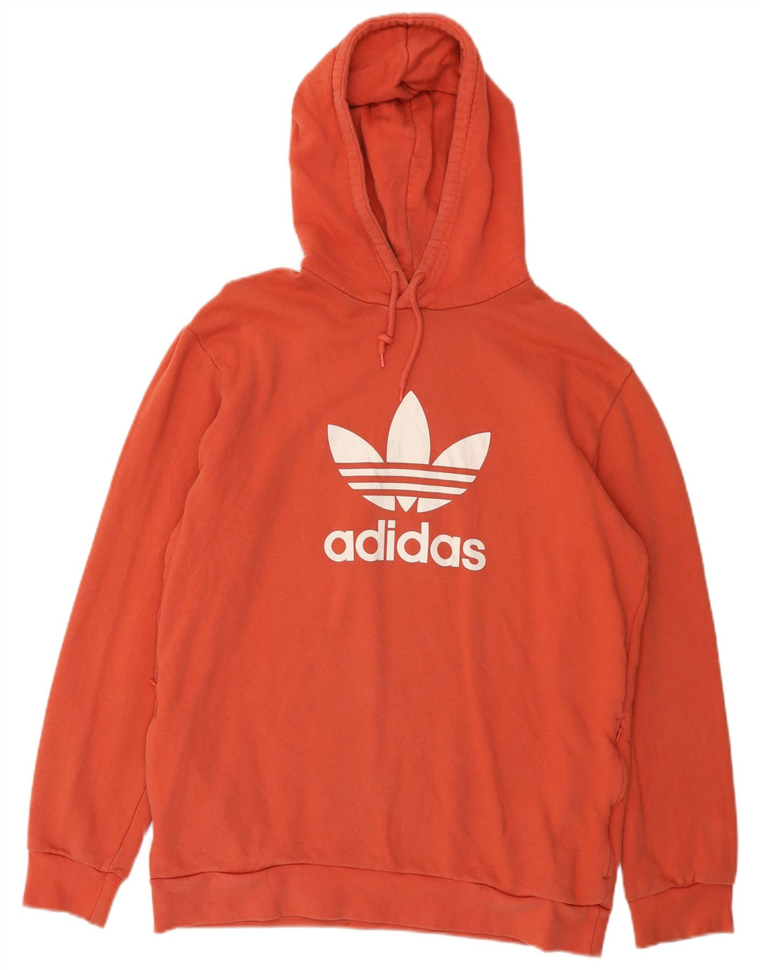 Męska bluza z kapturem Adidas Graphic, średnia czerwona, bawełniana