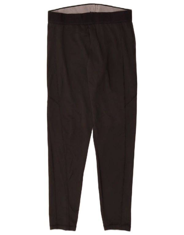 Damskie legginsy ADIDAS Climalite UK 12/14, średni czarny poliester