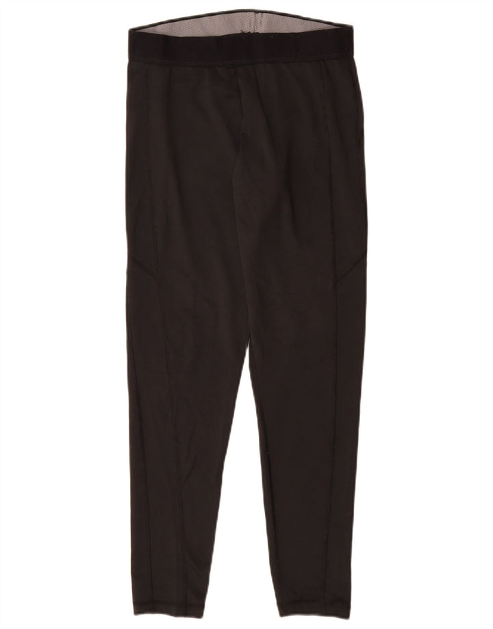 Damskie legginsy ADIDAS Climalite UK 12/14, średni czarny poliester