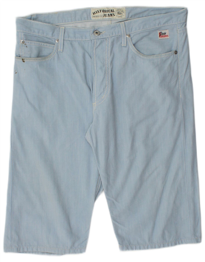 Męskie spodenki codzienne Roy Rogers IT 48 Medium W34 Niebieskie bawełniane