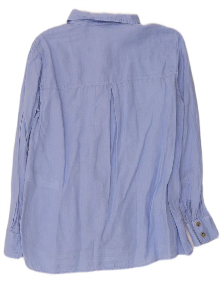 Koszula damska Massimo Dutti EU 38, mała, niebieska lniana