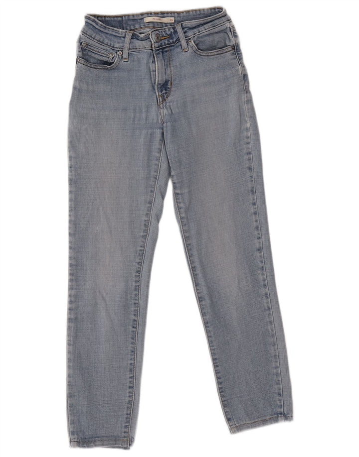 Damskie jeansy LEVI'S 711 Skinny W26 L26 Niebieskie