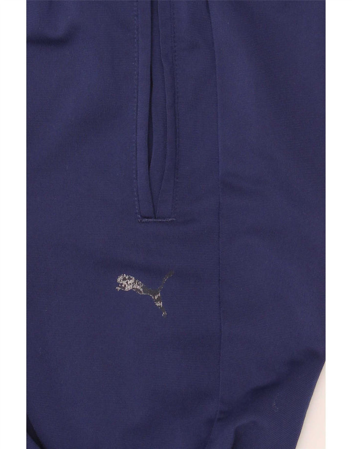 Damskie spodnie dresowe Puma Joggers UK 10, małe, granatowe, poliestrowe