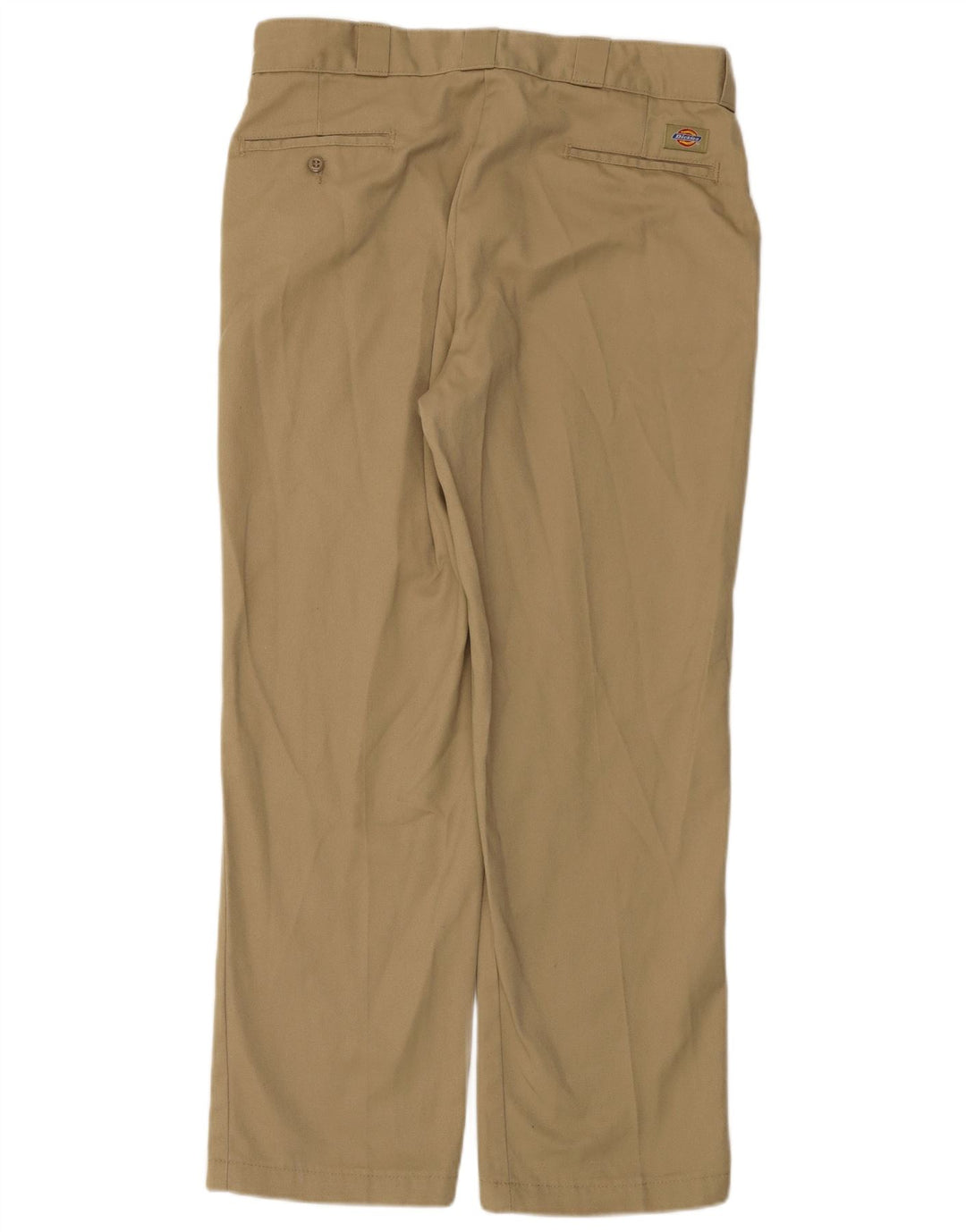 Męskie proste spodnie chino Dickies W36 L30 beżowy poliester