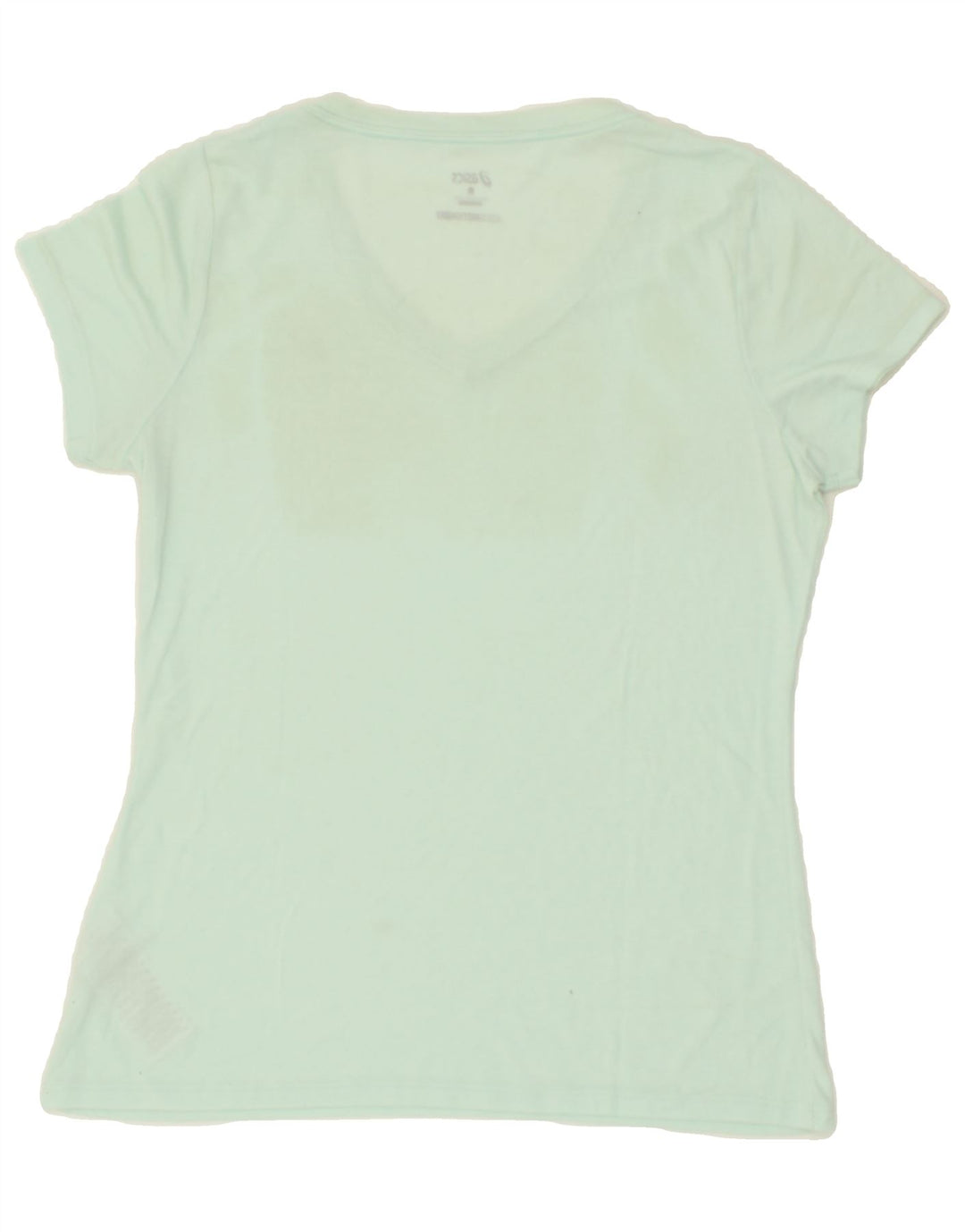 ASICS Womens T-Shirt Top UK 16 Large Green Polyester | Vintage Asics | Thrift | Second-Hand Asics | Used Clothing | Messina Hembry 