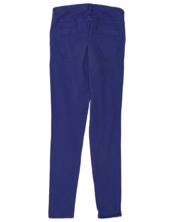 Spodnie damskie French Connection Skinny Casual UK 10 Small W26 L29 Niebieskie