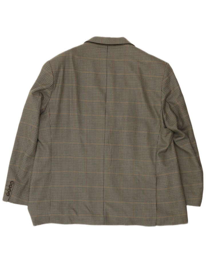 Marks & Spencer Męska marynarka zapinana na 2 guziki, UK 46 XL, zielona pepitka