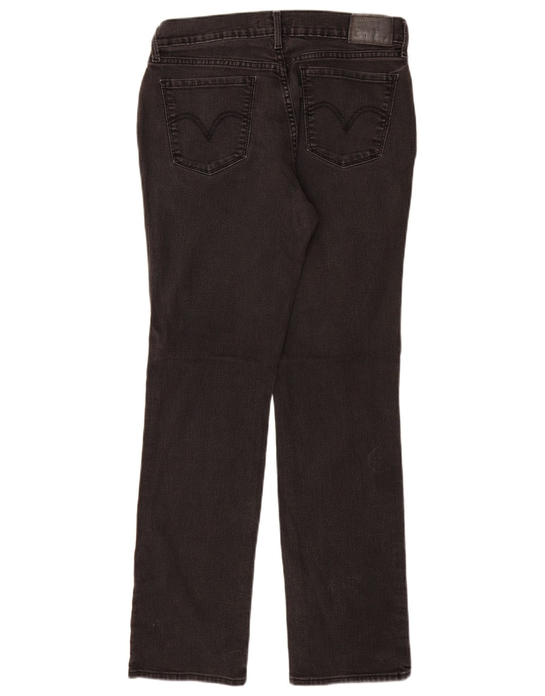 Damskie jeansy LEVI'S 505 Straight US 8 Medium W29 L30 Czarna bawełna