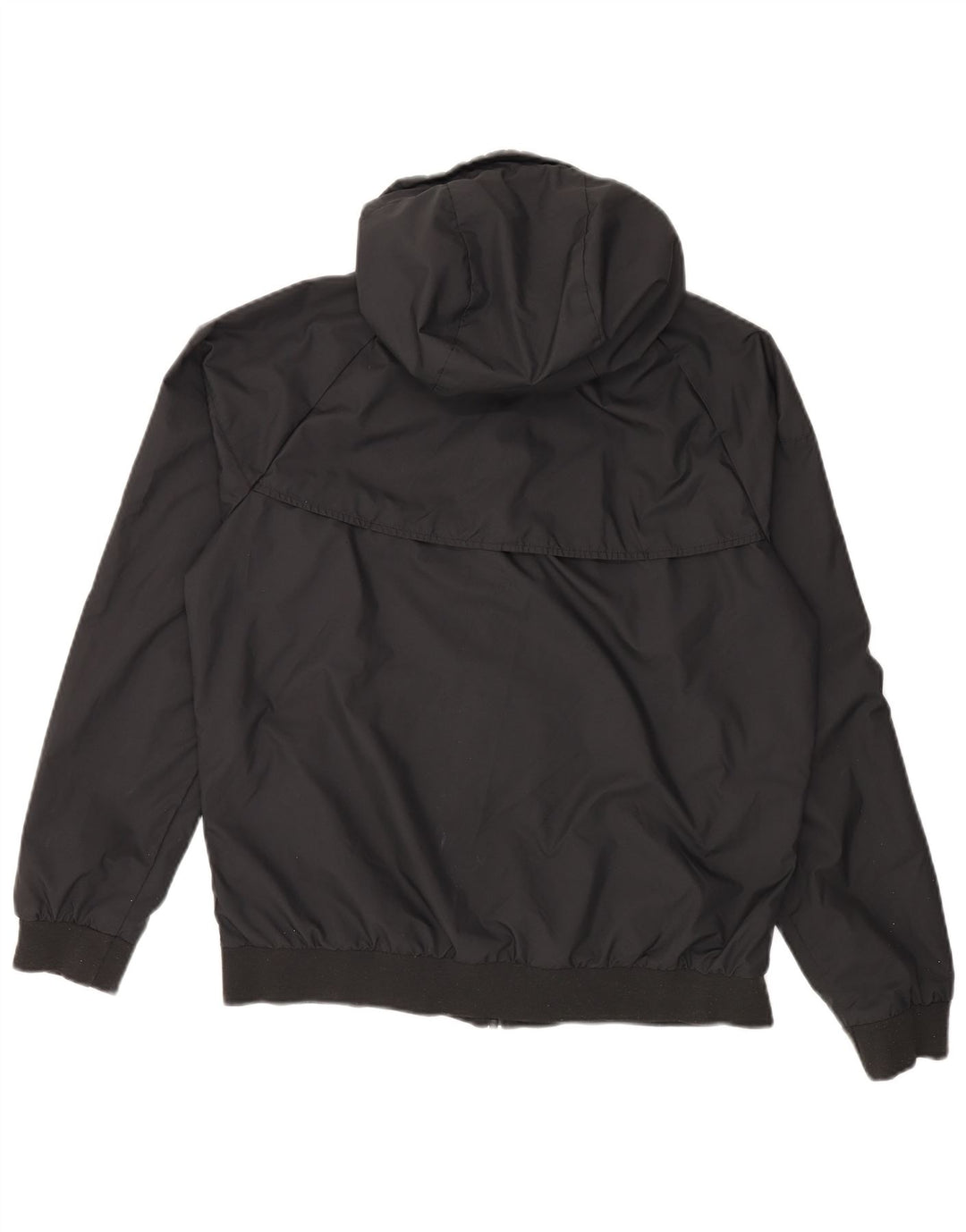 Męska kurtka wiatrówka z kapturem NIKE UK 38, średni czarny poliester