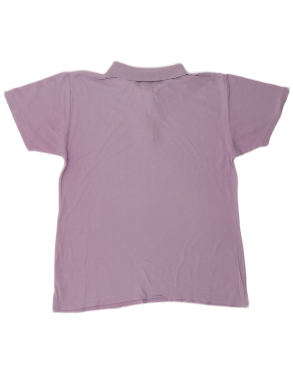 Męska koszulka polo FILA IT 50, średnia fioletowa bawełna