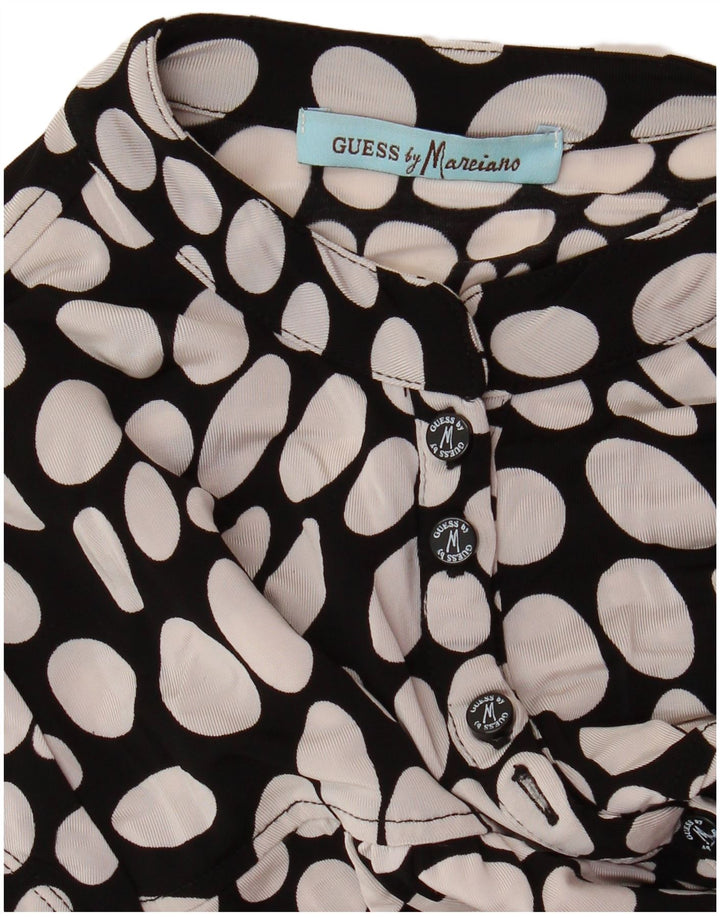 Sukienka damska GUESS BY MARCIANO z obniżoną talią UK 12, średnia, czarna w cętki