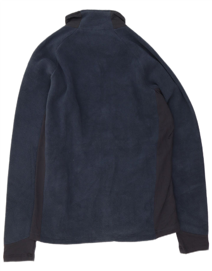 Męska kurtka polarowa Kappa UK 42 XL, granatowa, poliester z blokami kolorów