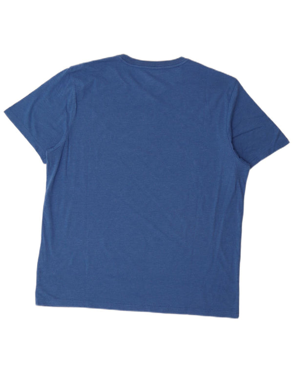 T-shirt męski American Eagle o standardowym kroju, XL, niebieski, bawełniany