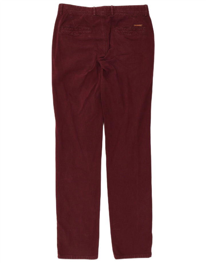 Spodnie Chino MASSIMO DUTTI Męskie Slim EU 40 Medium W31 L33 Burgundowe