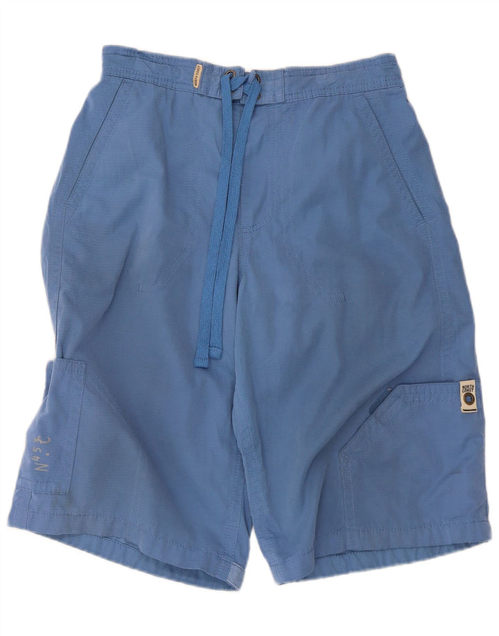 Męskie spodenki kąpielowe Marks & Spencer Cargo, małe, niebieskie, poliestrowe