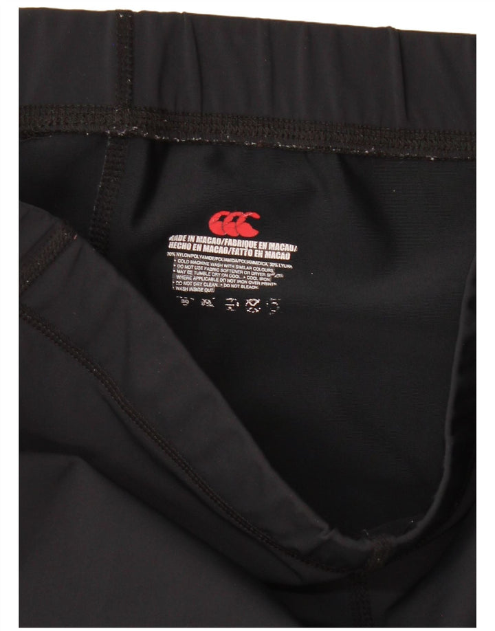 Męskie spodenki sportowe CANTERBURY kompresyjne, średni czarny nylon