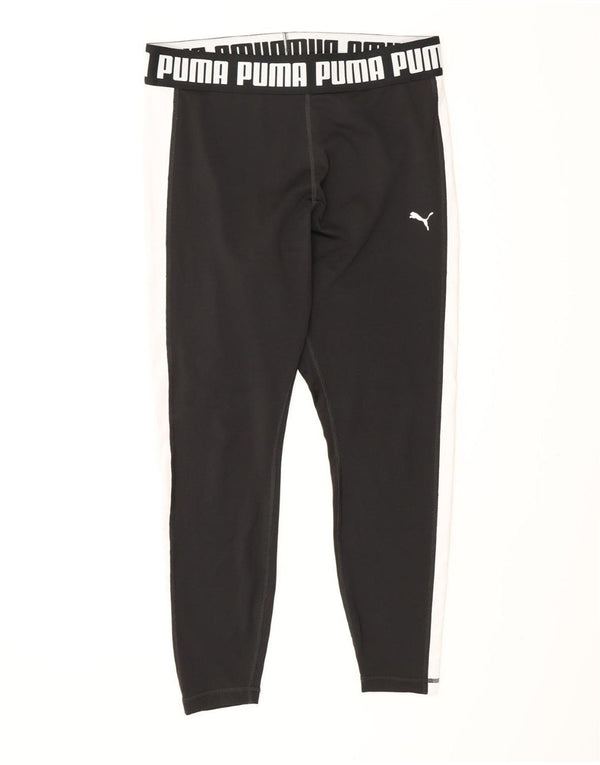 Damskie legginsy Puma Graphic UK 16, duże, czarne, sportowe