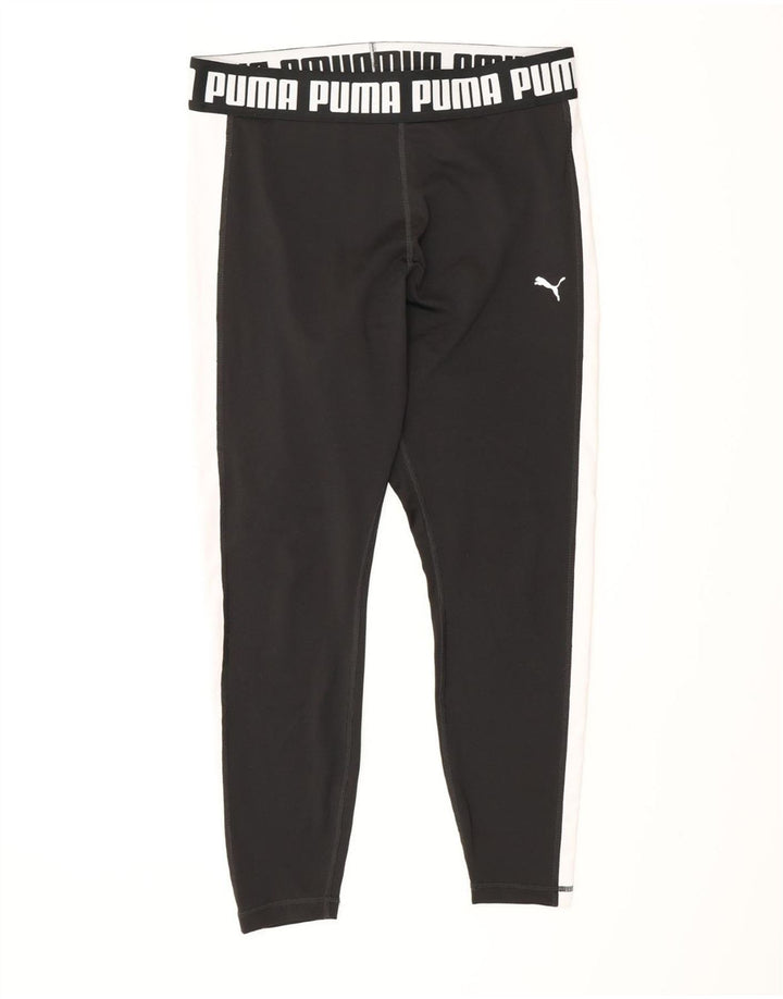 Damskie legginsy Puma Graphic UK 16, duże, czarne, sportowe