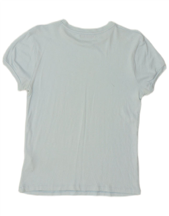 T-shirt damski Zara Top UK 10 Small Blue Wiskoza
