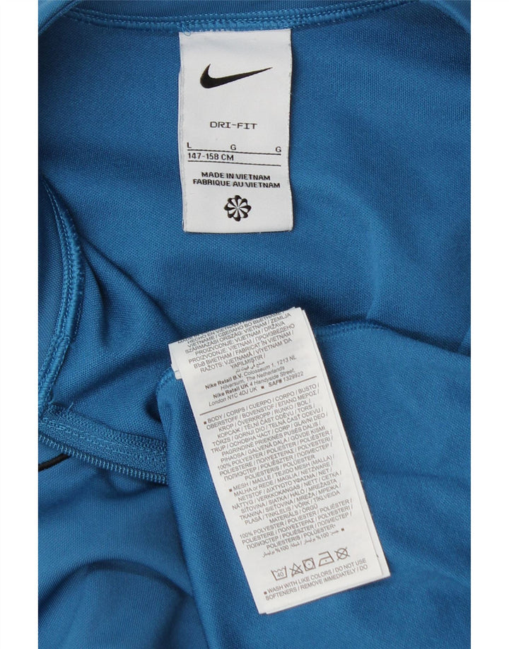 Dres chłopięcy Nike Dri Fit, pełny, 12-13 lat, duży, niebieski, z blokami kolorów