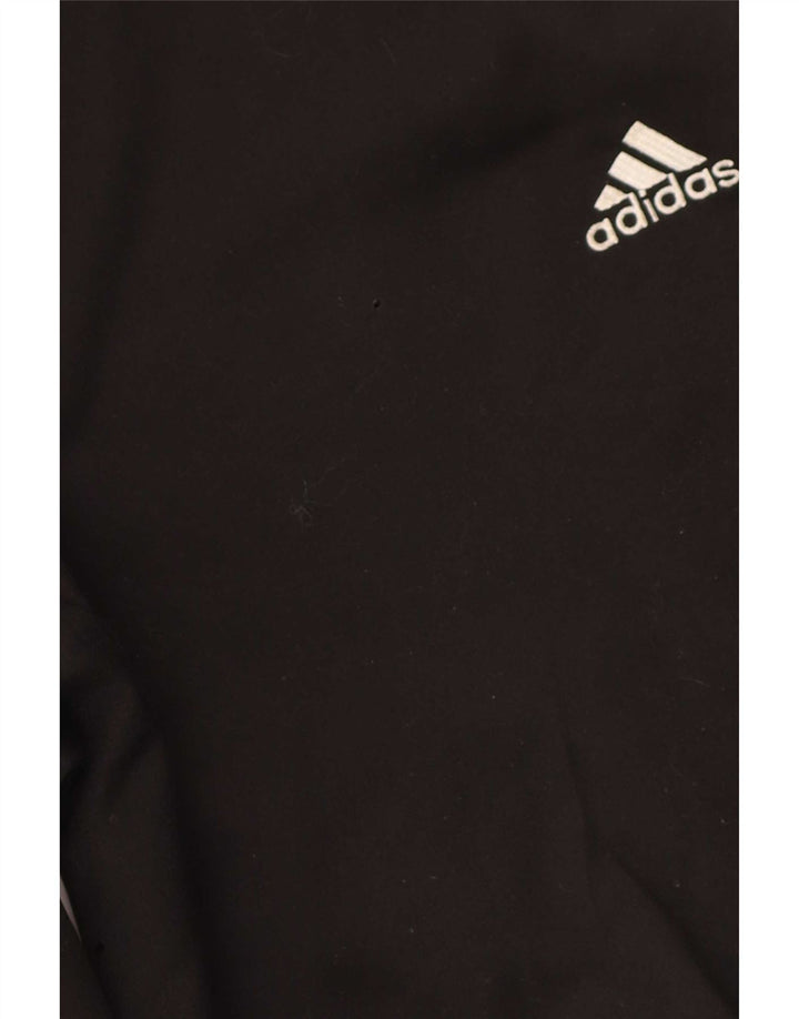 Męskie spodnie dresowe Adidas, średni czarny poliester