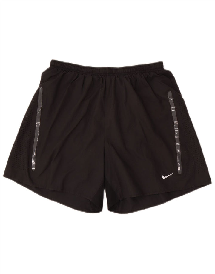 Męskie spodenki sportowe NIKE Dri Fit, średni czarny poliester