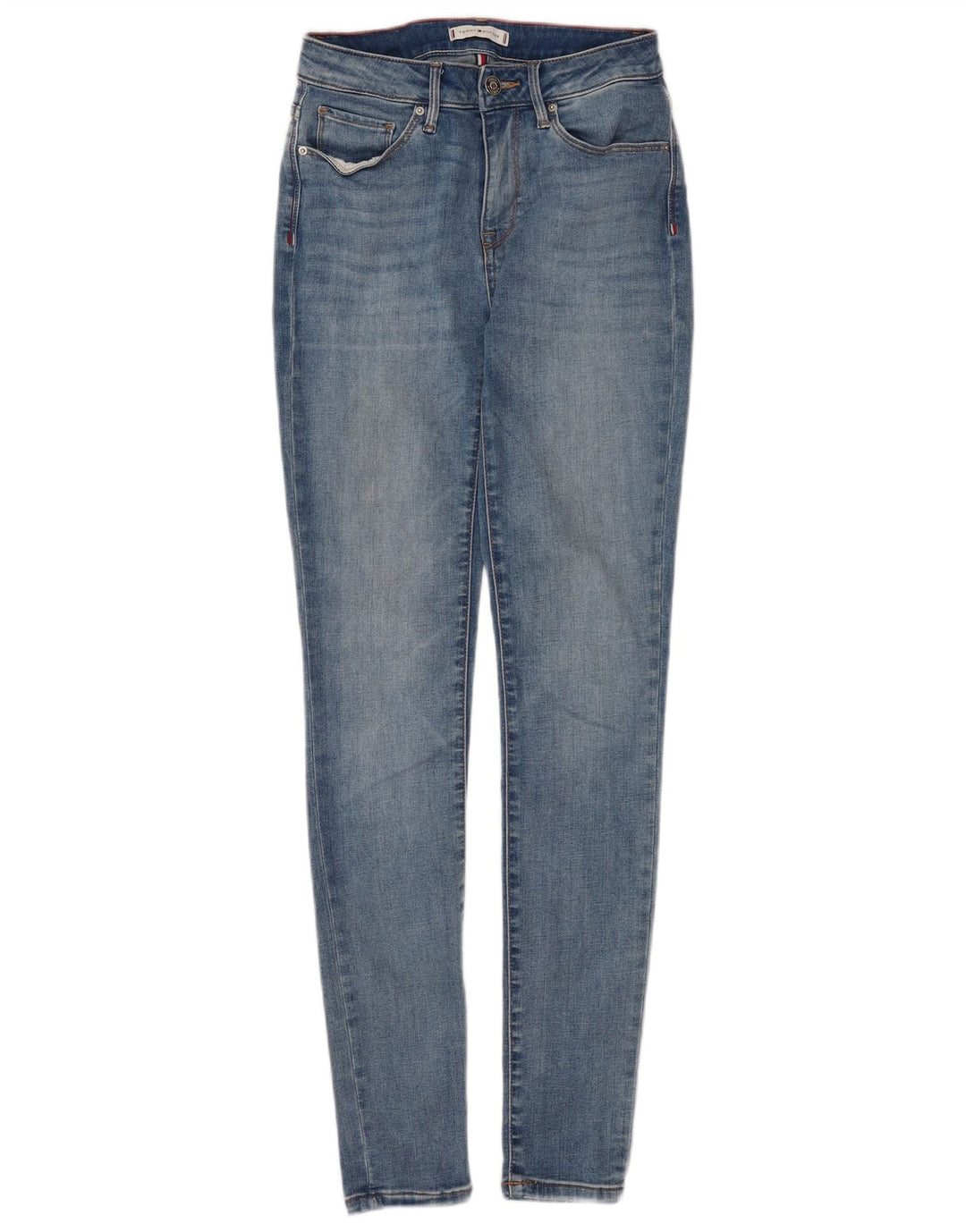 Damskie jeansy Jeggings Tommy Hilfiger Como W28 L32 Niebieskie bawełniane