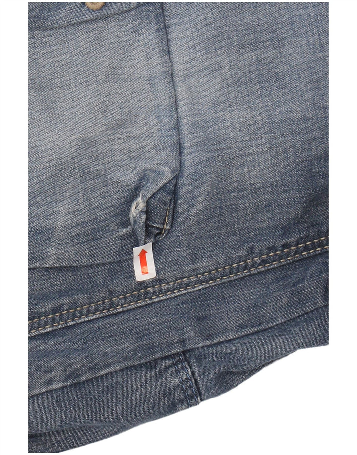 Męskie spodenki jeansowe cargo GUESS W33 w kolorze średnioniebieskim