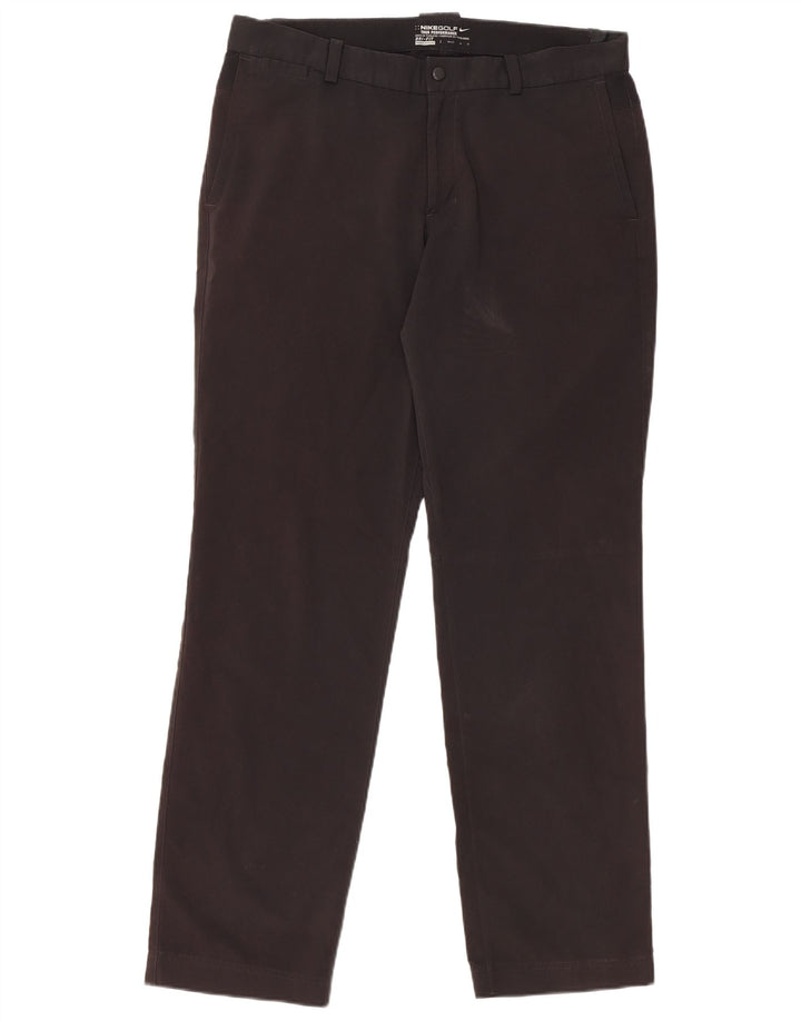 Męskie spodnie Chino Nike Dri Fit W34 L30 Czarny poliester
