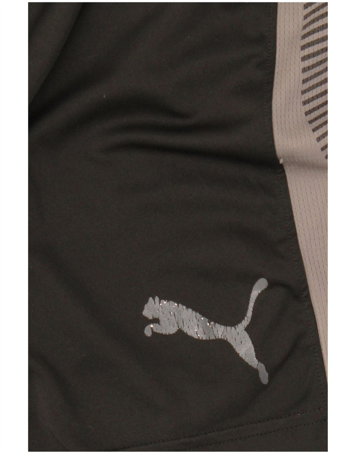 Męskie spodenki sportowe PUMA z grafiką, średnio czarne, z blokami kolorów