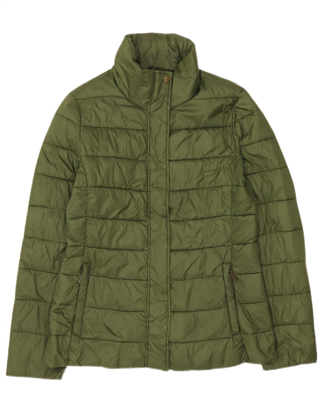 Damska kurtka oversize Barbour z wypełnieniem UK 10, mała, khaki, poliester