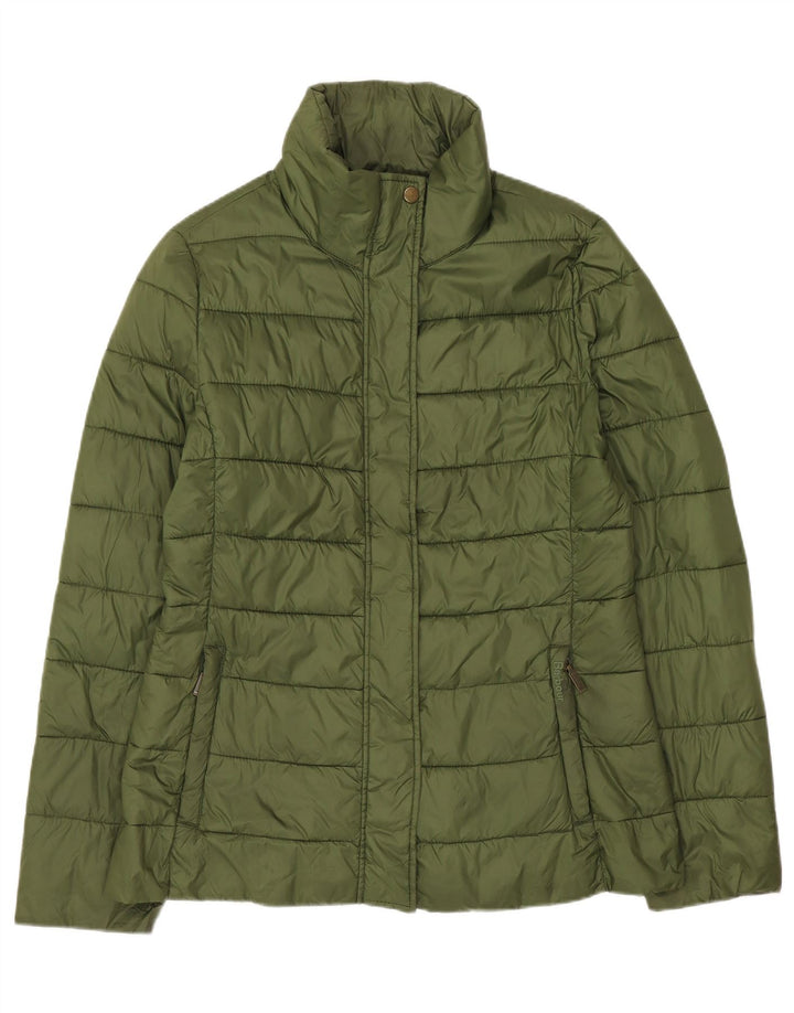 Damska kurtka oversize Barbour z wypełnieniem UK 10, mała, khaki, poliester