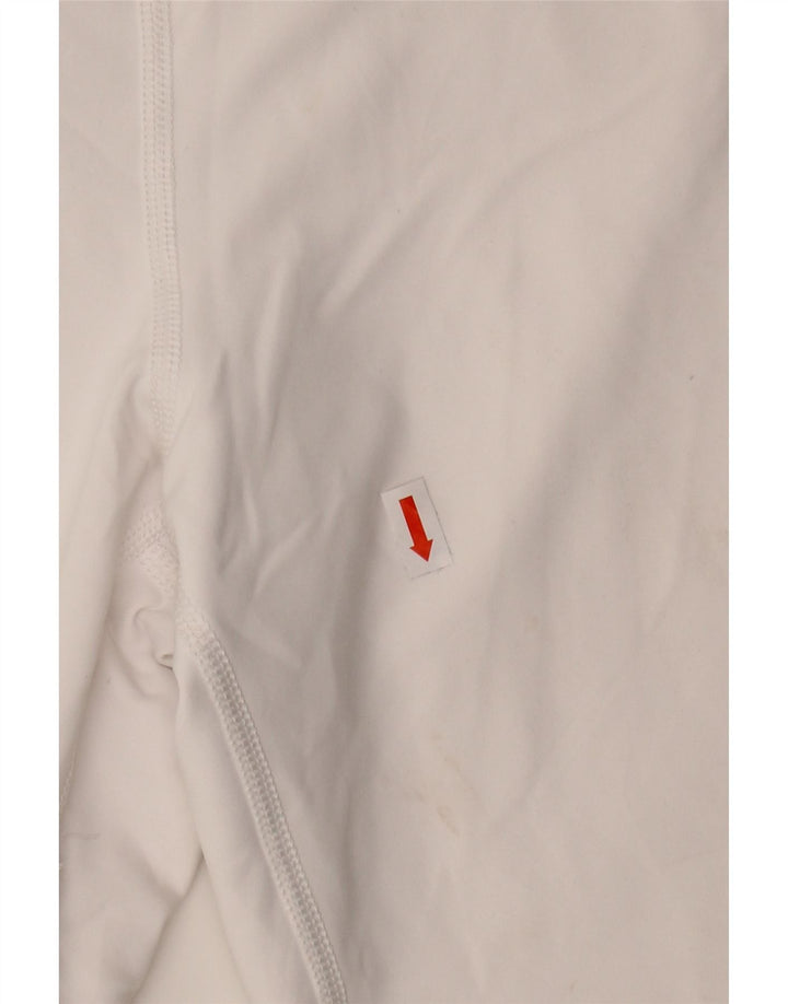 FILA Womens Capri Leggings UK 20 2XL  White Polyester Vintage Fila and Second-Hand Fila from Messina Hembry 
