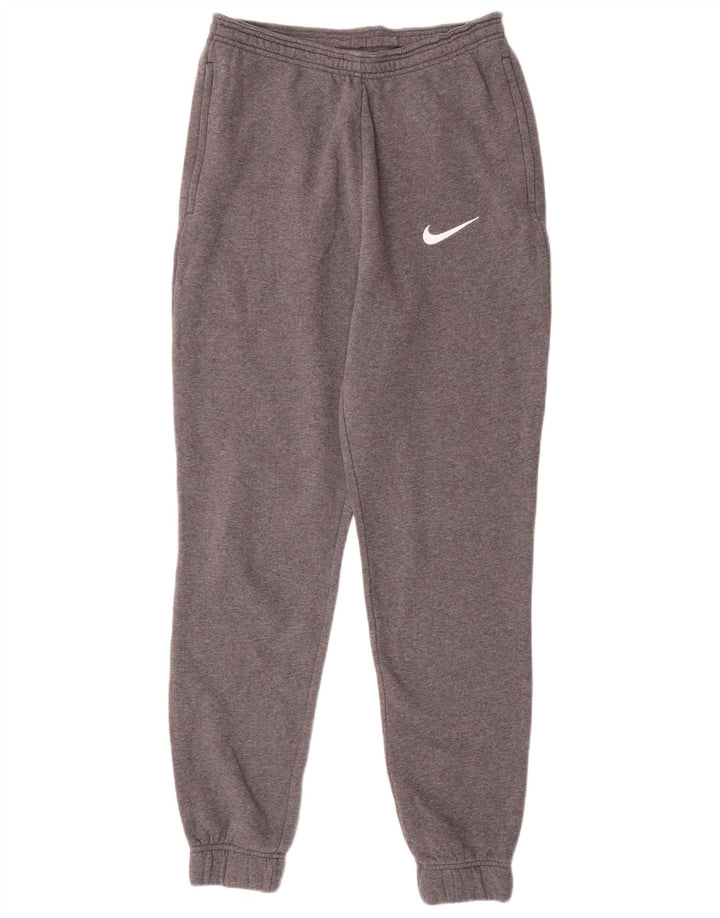 NIKE Mens Tracksuit Trousers Joggers Medium  Grey Cotton
