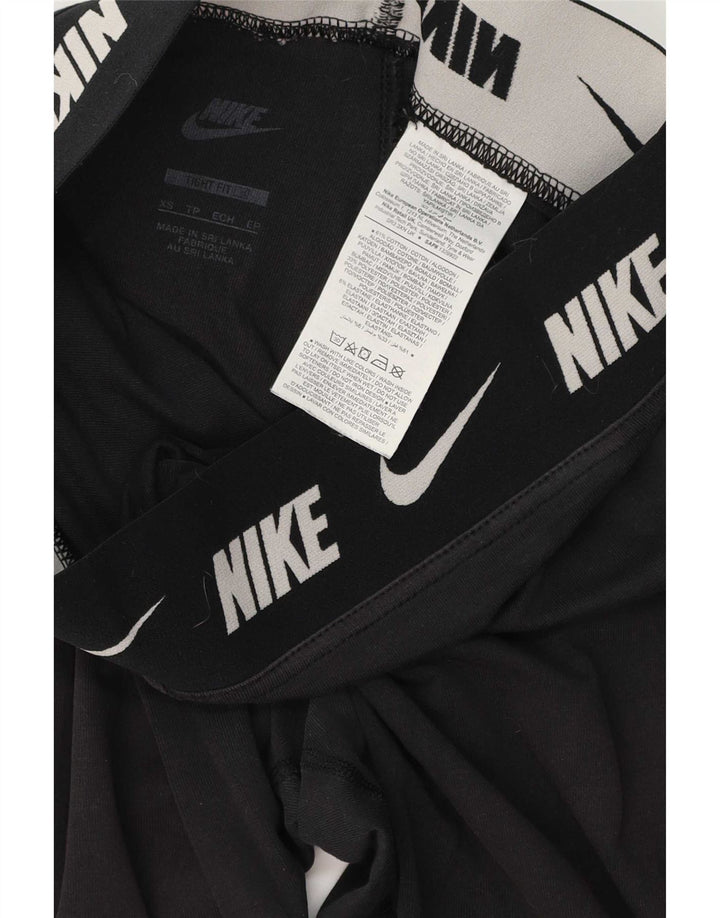Legginsy damskie Nike UK 6 XS, czarna bawełna