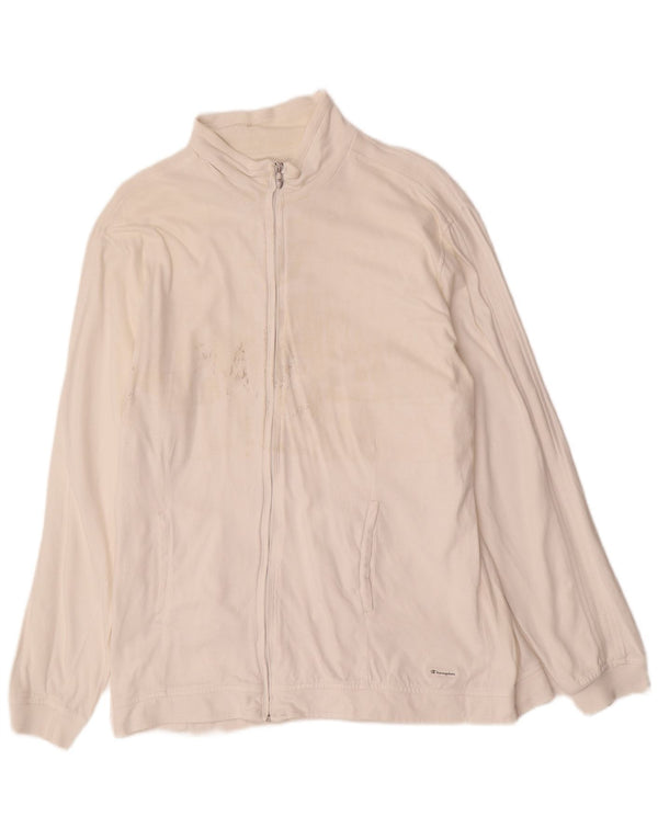 Damska kurtka dresowa Champion UK 18 XL, biała bawełna