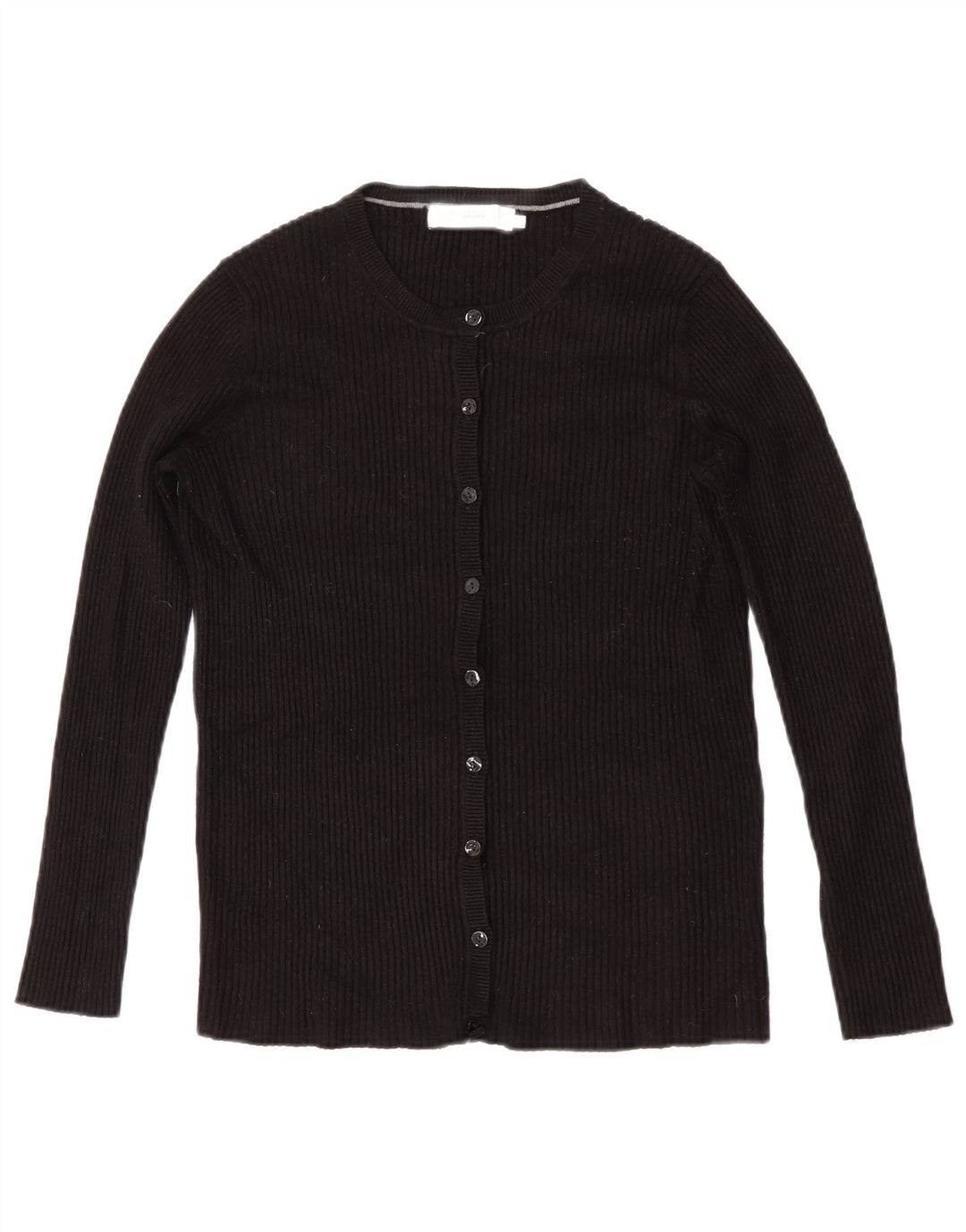 Sweter damski John Lewis, kardigan UK 14, średnia czarna wiskoza