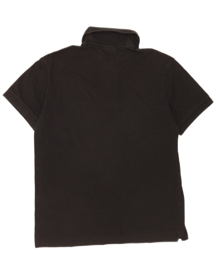 Męska koszulka polo Lacoste, rozmiar 3, mała, czarna, bawełniana
