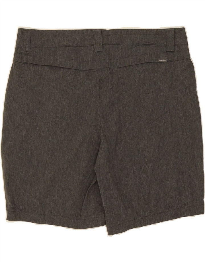 EDDIE BAUER Womens Casual Shorts US 10 Large W32  Grey Nylon Vintage Eddie Bauer and Second-Hand Eddie Bauer from Messina Hembry 