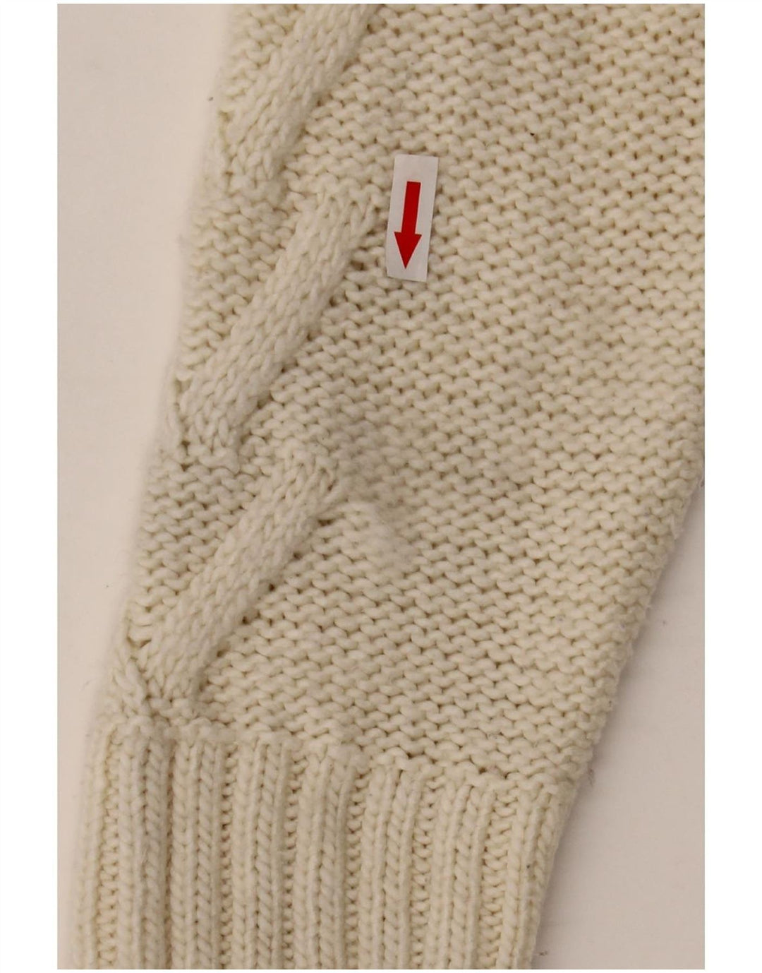Marks & Spencer Damski sweter z golfem UK 16, duży w kolorze złamanej bieli