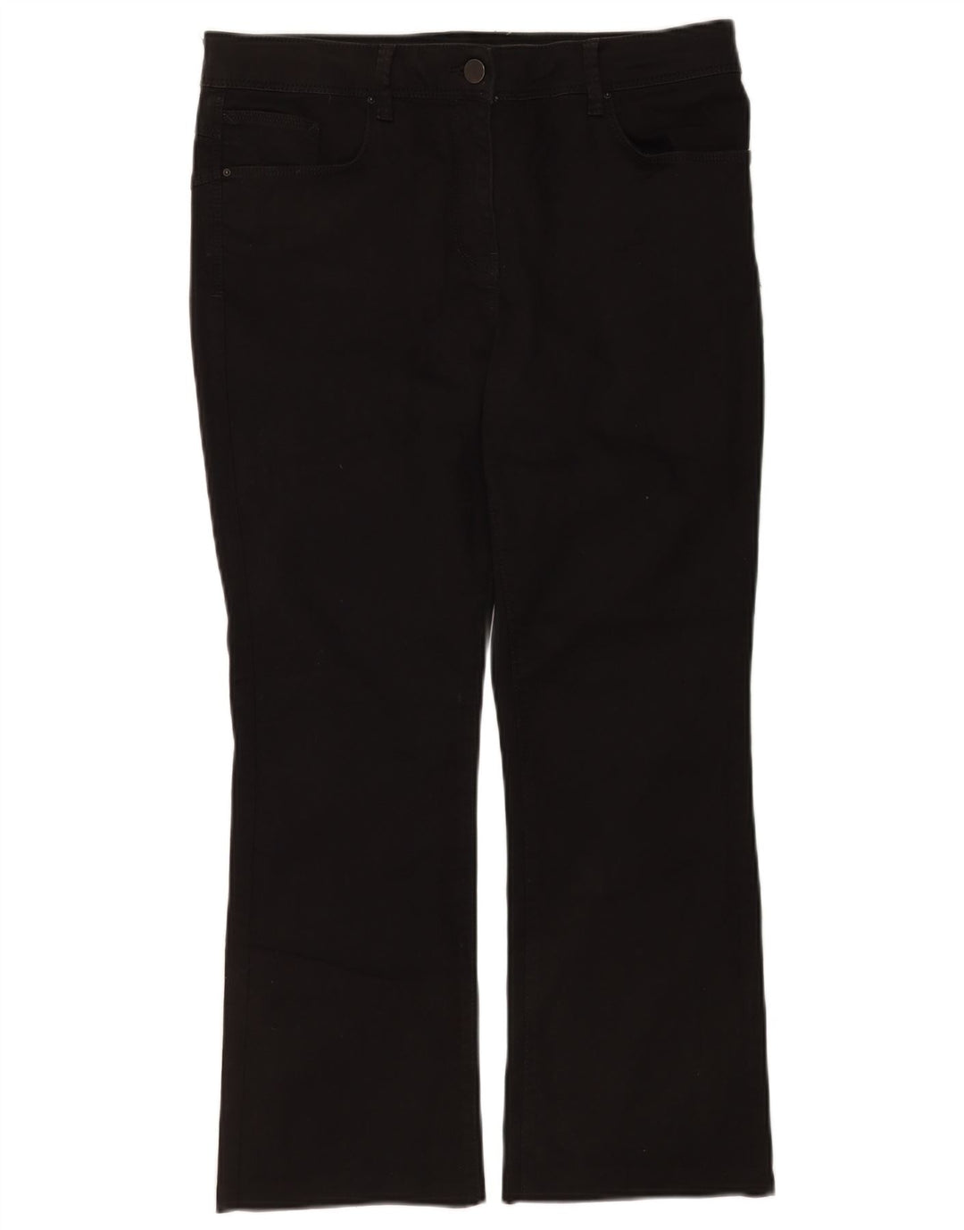 Marks & Spencer Damskie jeansy Bootcut UK 16 Large W34 L26 Czarna bawełna