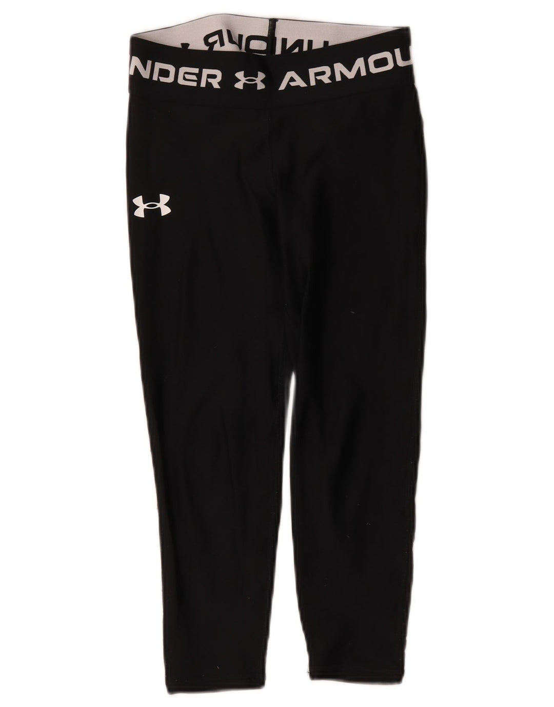 Dziewczęce legginsy z grafiką Under Armour 9-10 lat, czarny poliester