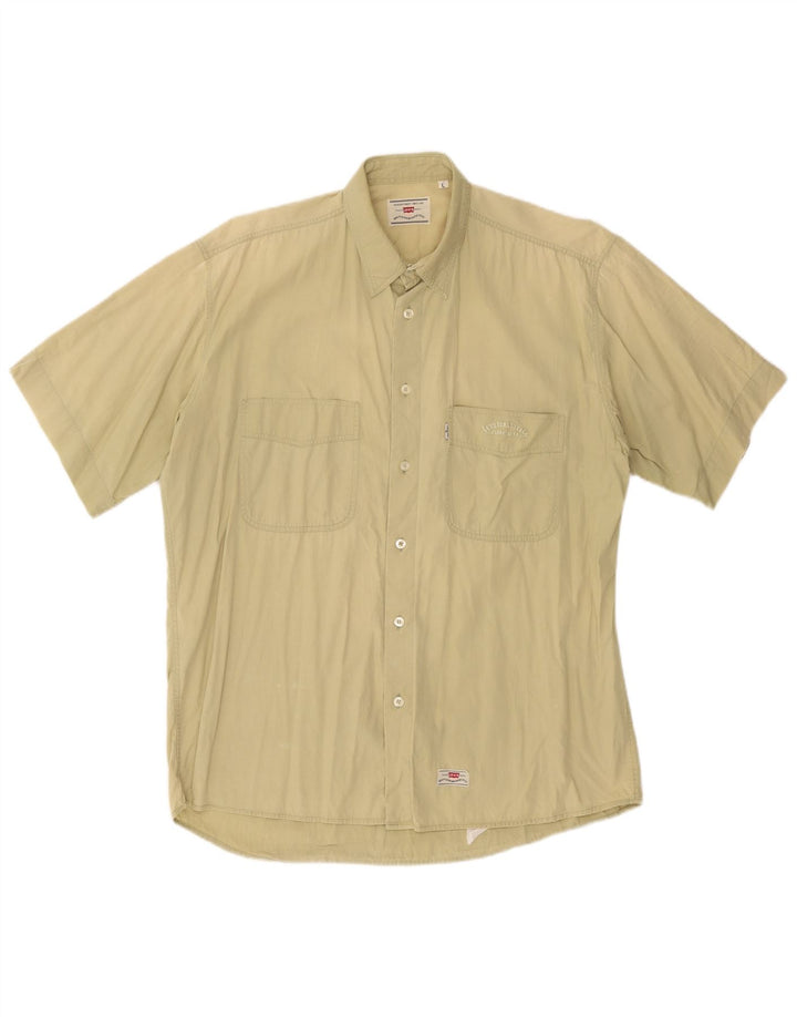 Koszula męska z krótkim rękawem Levi's, duża, zielona