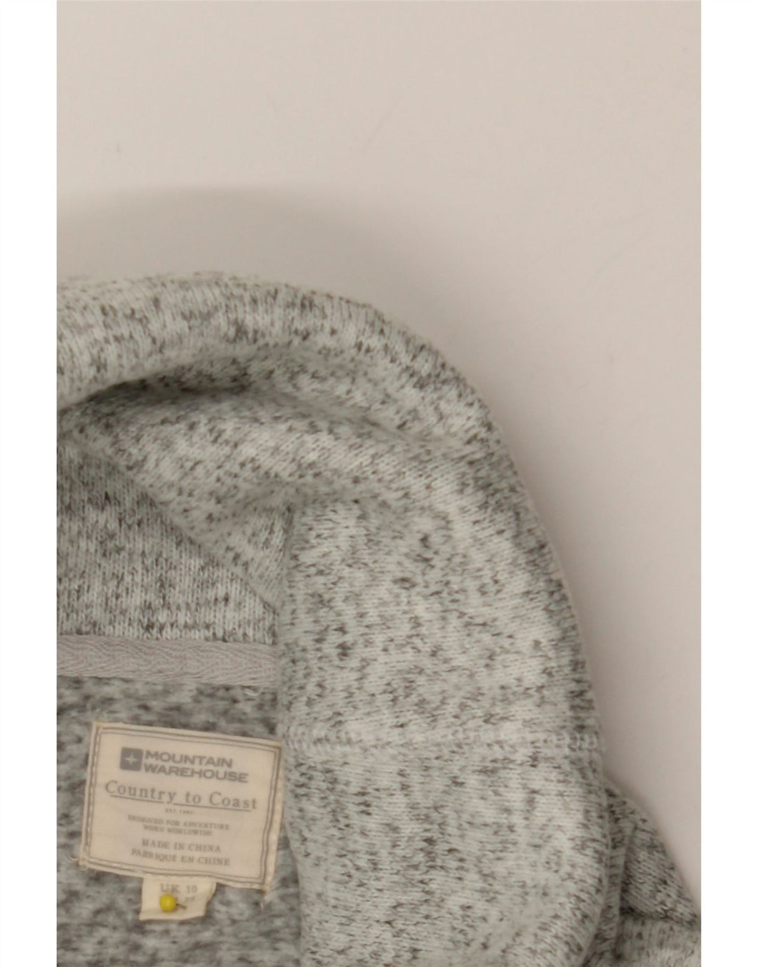 MOUNTAIN WAREHOUSE Womens Roll Neck Jumper Sweater UK 10 Small  Grey Vintage Mountain Warehouse and Second-Hand Mountain Warehouse from Messina Hembry 