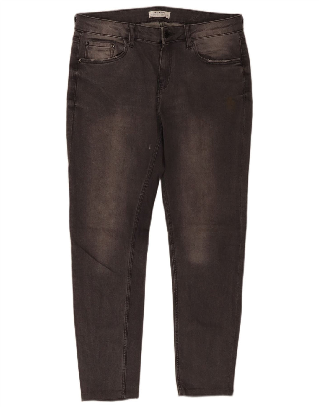 Krótkie jeansy damskie Zara EU 40 Medium W30 L25 Szara bawełna