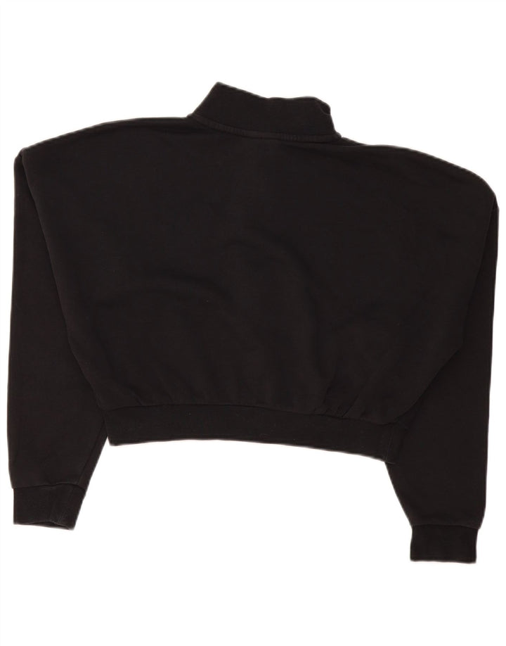 Damska bluza dresowa Nike Oversized Crop Zip Neck UK 10 Small Black