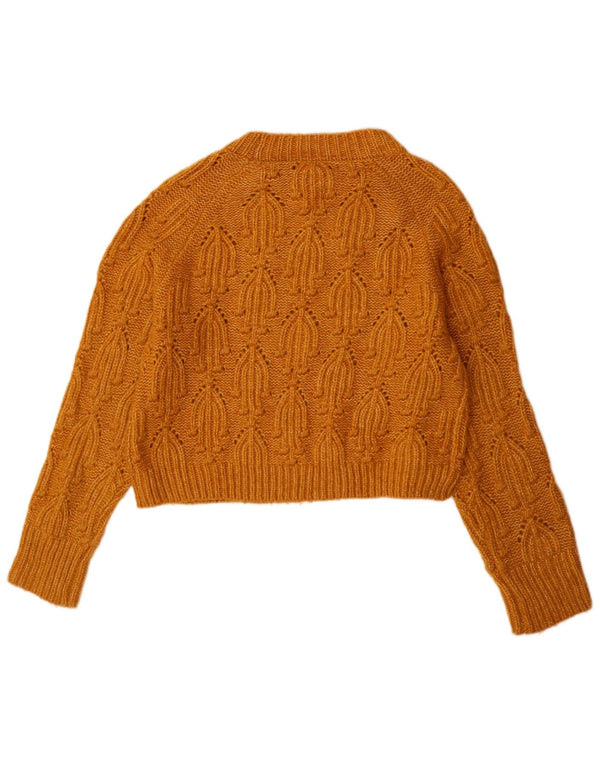 Sweter damski Zara z dekoltem w łódkę UK 10 Small Beige