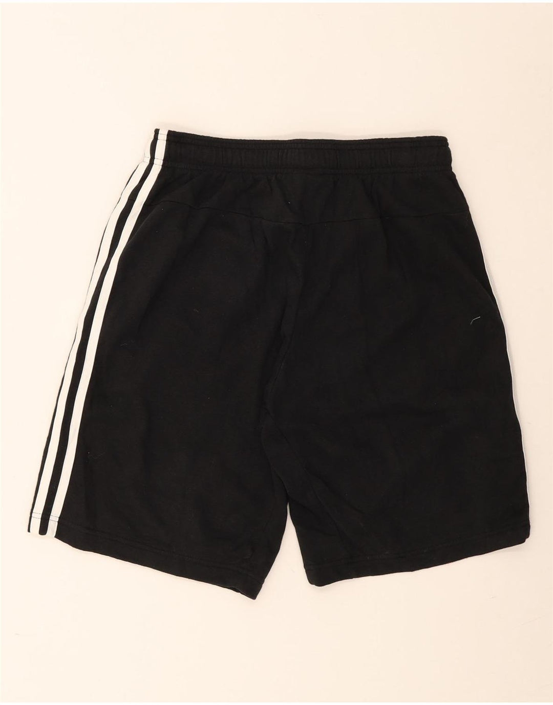 Męskie spodenki sportowe Adidas, średnie czarne, bawełniane