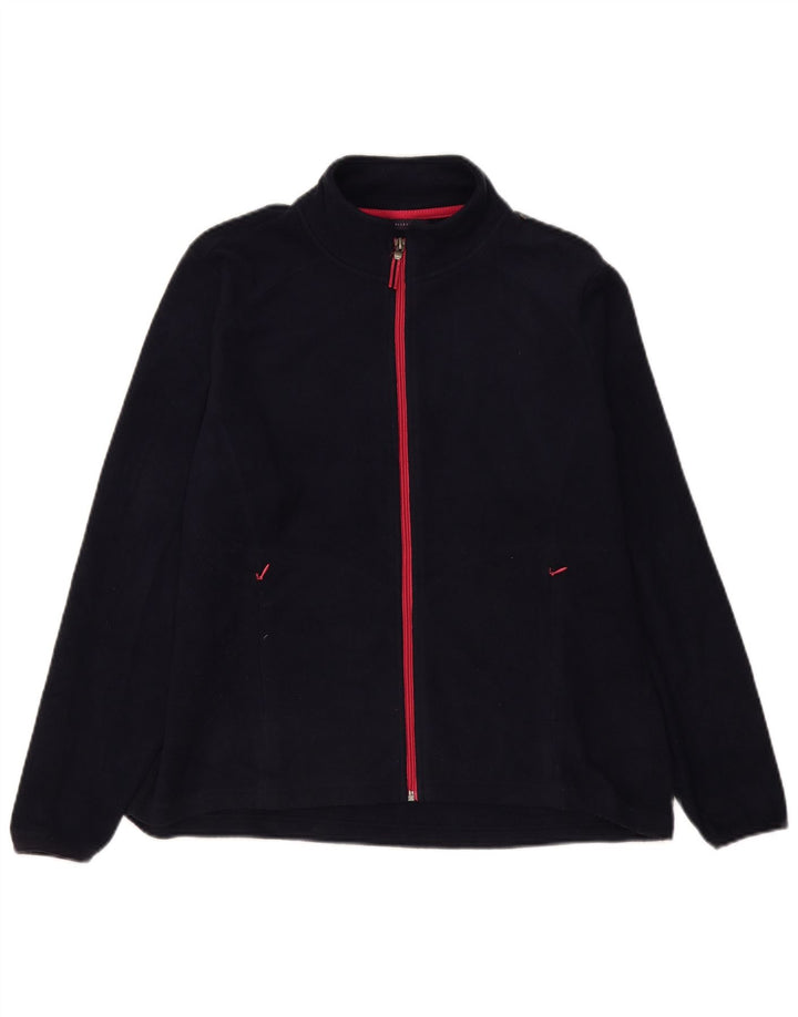 Damski sweter polarowy Marks & Spencer UK 18 XL, granatowy, poliester