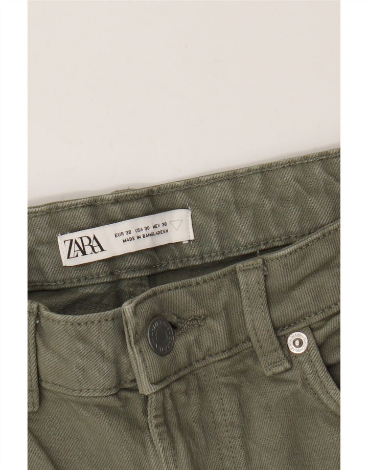 Męskie spodenki jeansowe Zara EU 38 Small W30 zielone
